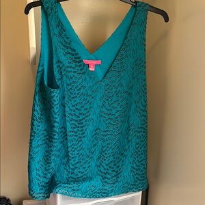 Teal Sleeveless Top